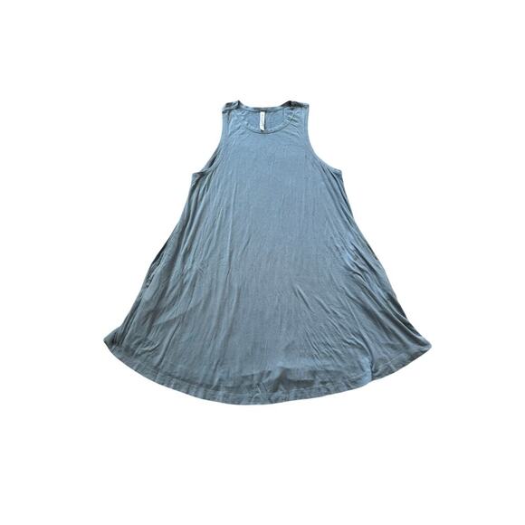 RVCA mini dress w Pockets, Blue, size XS; Blue; Quick Dry cover up - Picture 1 of 10